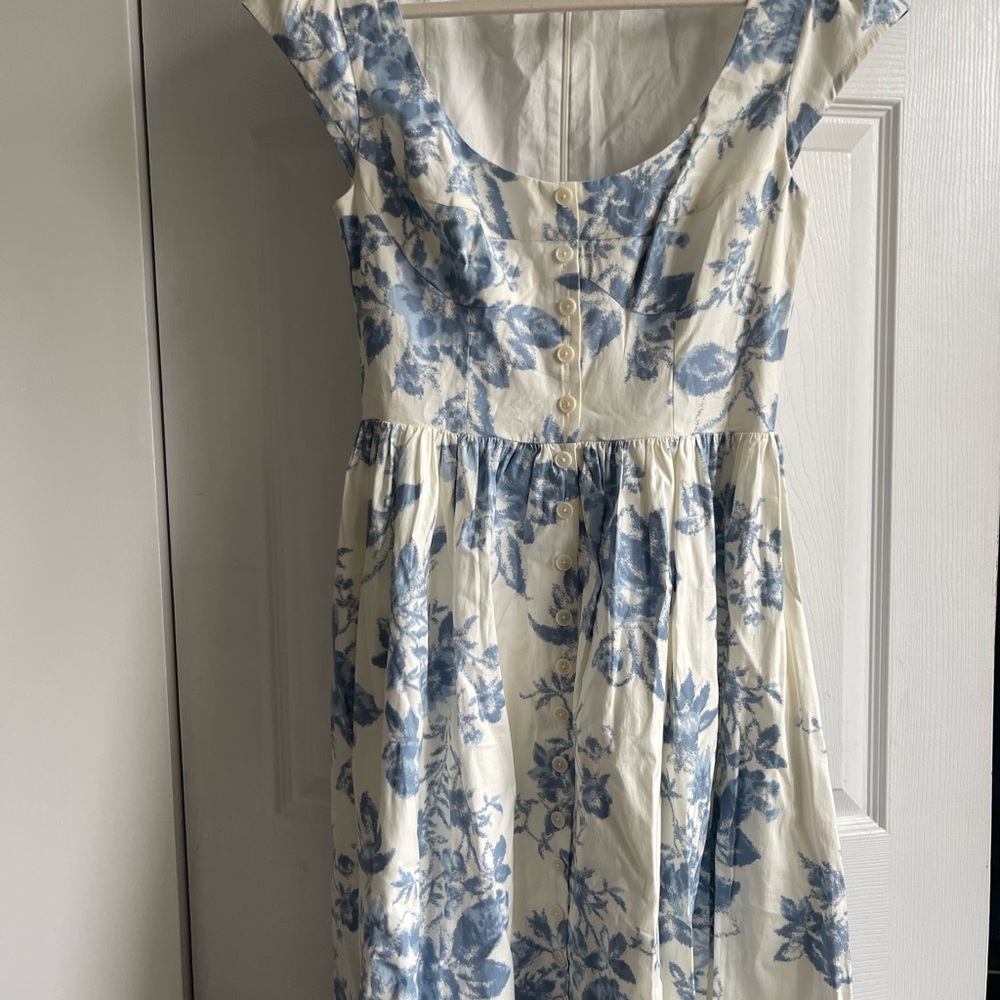 Reformation Florrie Floral Midi Dress